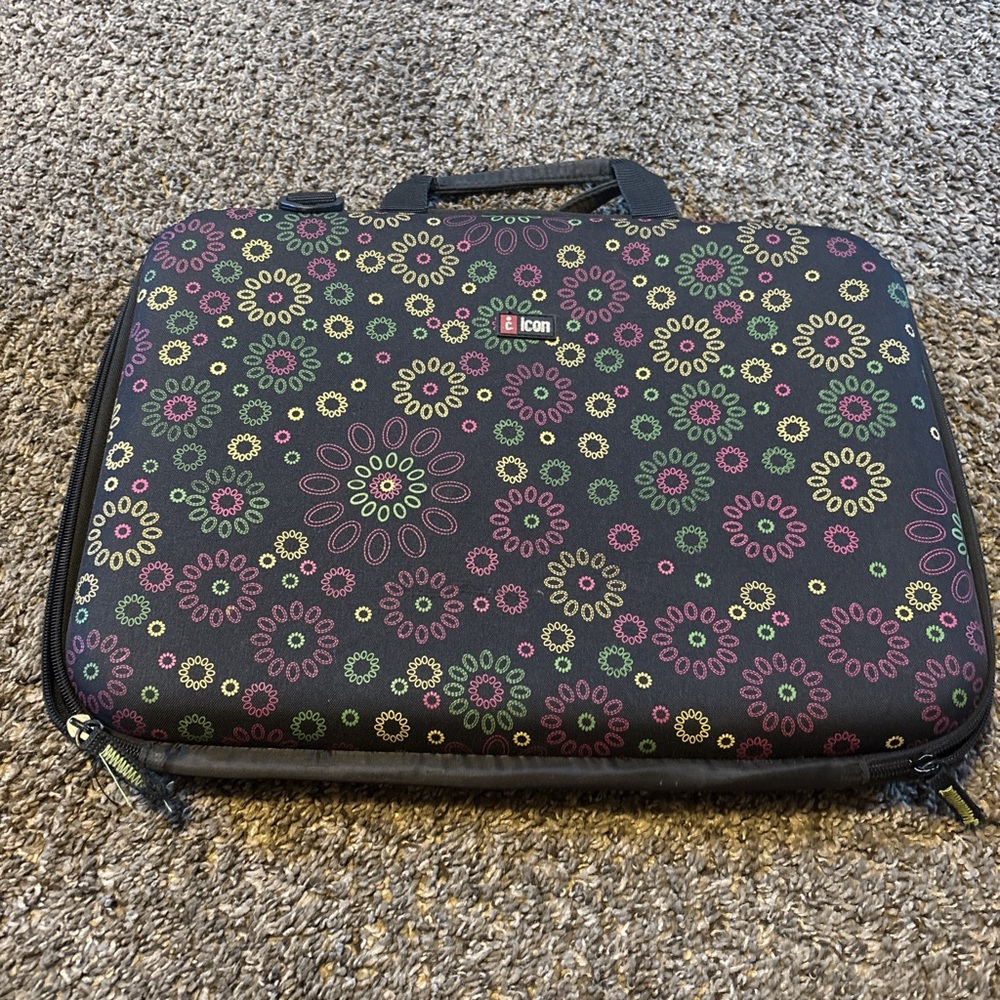 ICON Multicolor Floral Laptop Sleeve